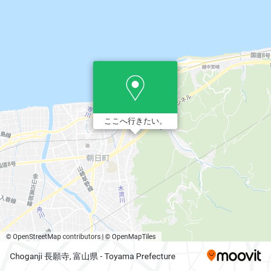Choganji 長願寺地図