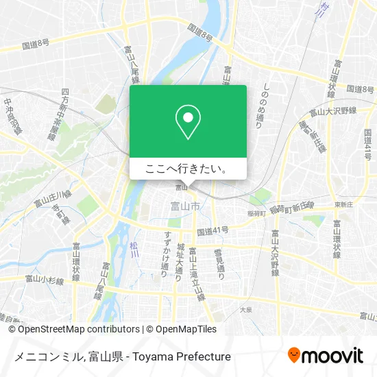 メニコンミル地図