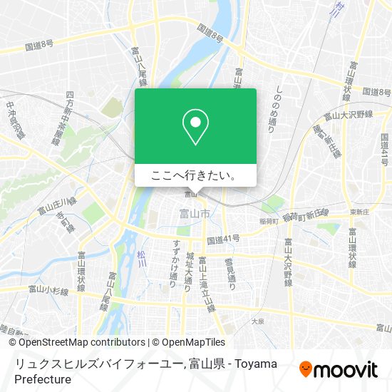 リュクスヒルズバイフォーユー地図