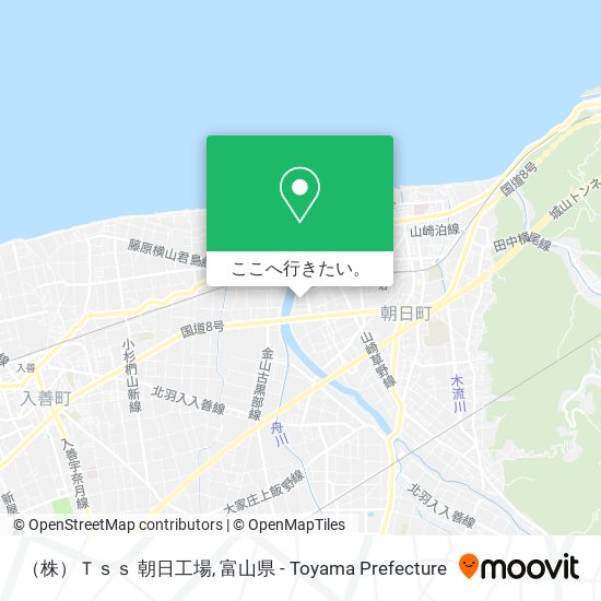 （株）Ｔｓｓ 朝日工場地図