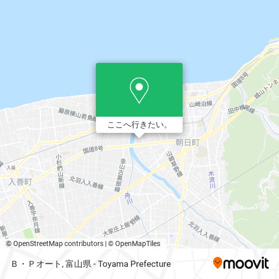Ｂ・Ｐオート地図