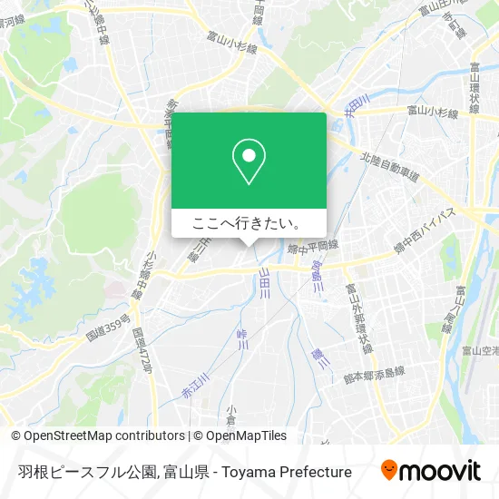 羽根ピースフル公園地図
