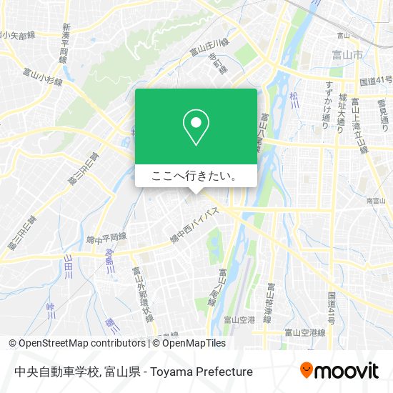 中央自動車学校地図