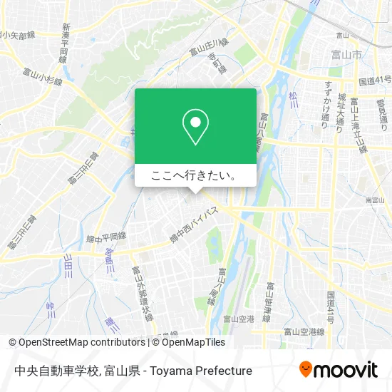 中央自動車学校地図