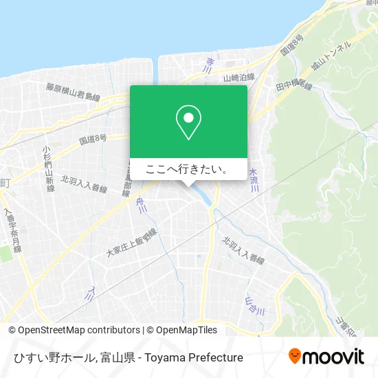 ひすい野ホール地図