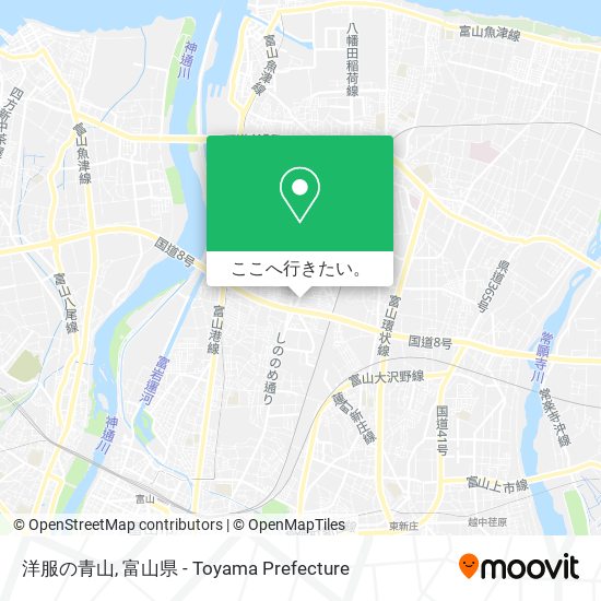 洋服の青山地図