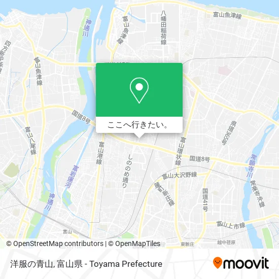 洋服の青山地図