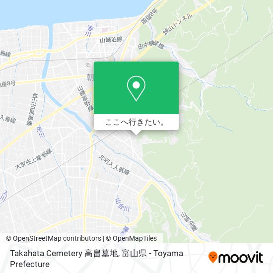 Takahata Cemetery 高畠墓地地図