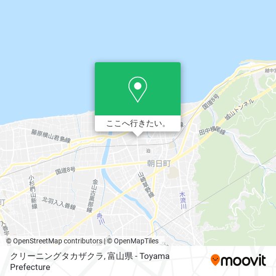 クリーニングタカザクラ地図
