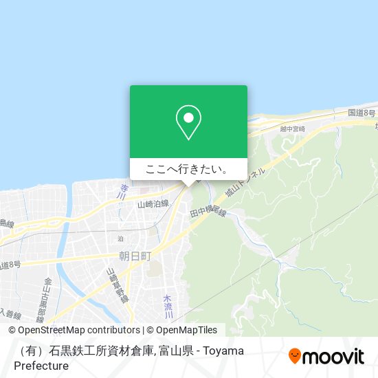 （有）石黒鉄工所資材倉庫地図