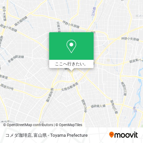 コメダ珈琲店地図