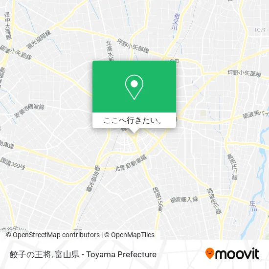 餃子の王将地図