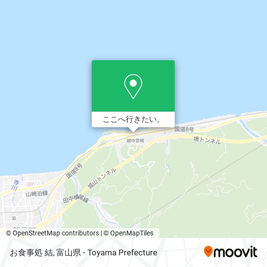 お食事処 結地図