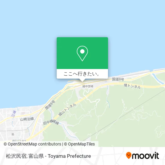 松沢民宿地図
