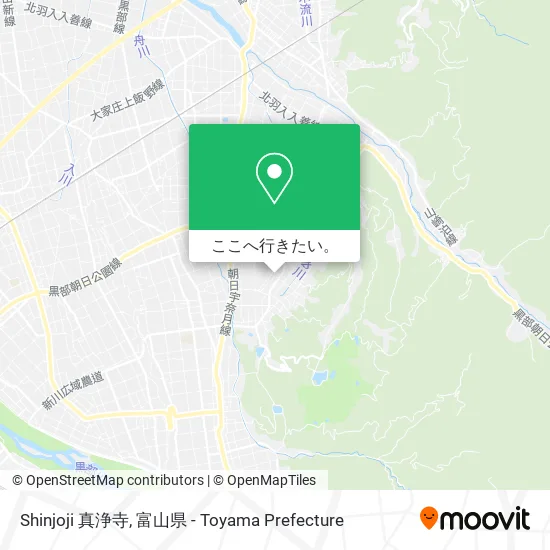 Shinjoji 真浄寺地図