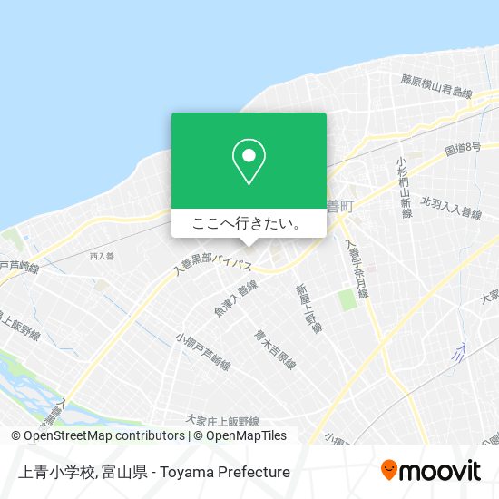 上青小学校地図