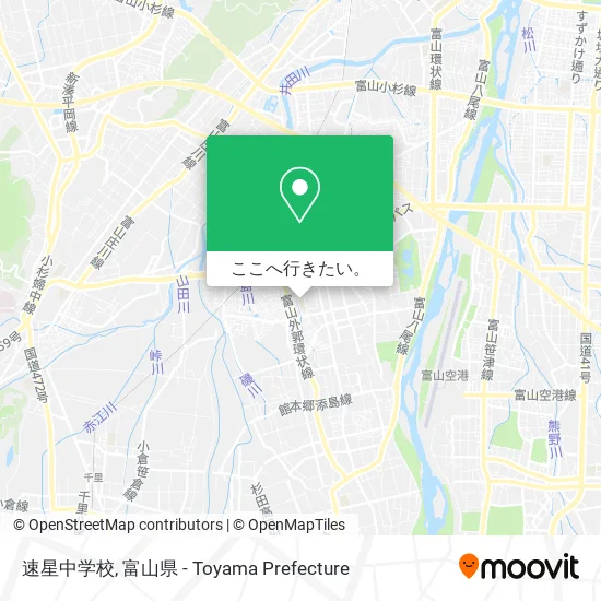 速星中学校地図