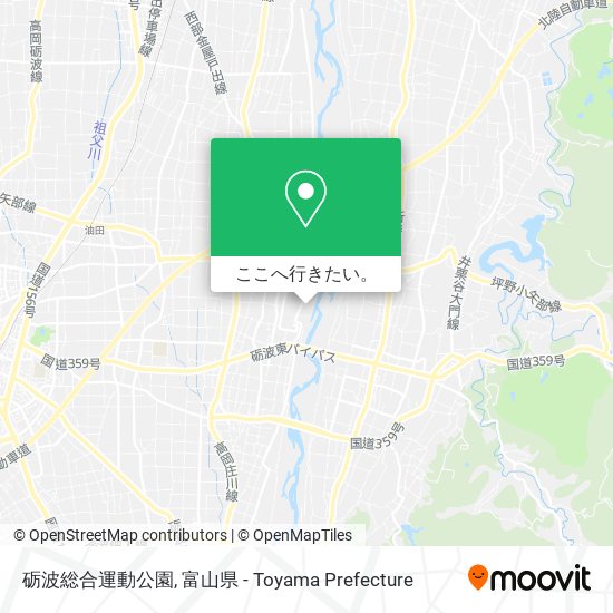 砺波総合運動公園地図