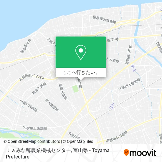 Ｊａみな穂農業機械センター地図