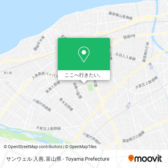 サンウェル 入善地図