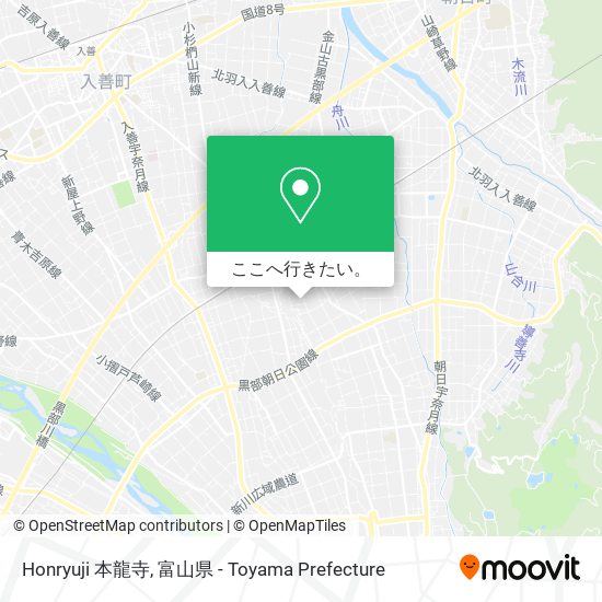 Honryuji 本龍寺地図