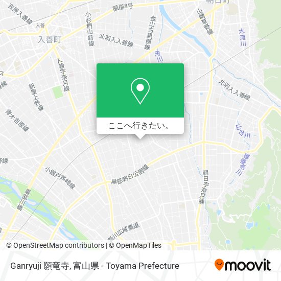Ganryuji 願竜寺地図