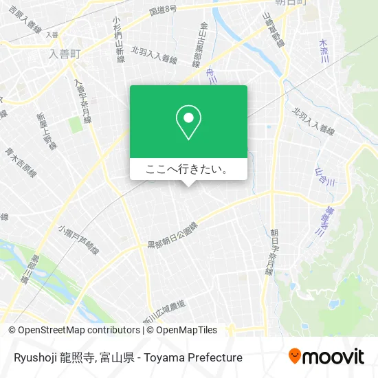 Ryushoji 龍照寺地図