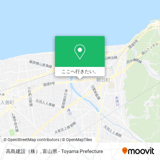 高島建設（株）地図