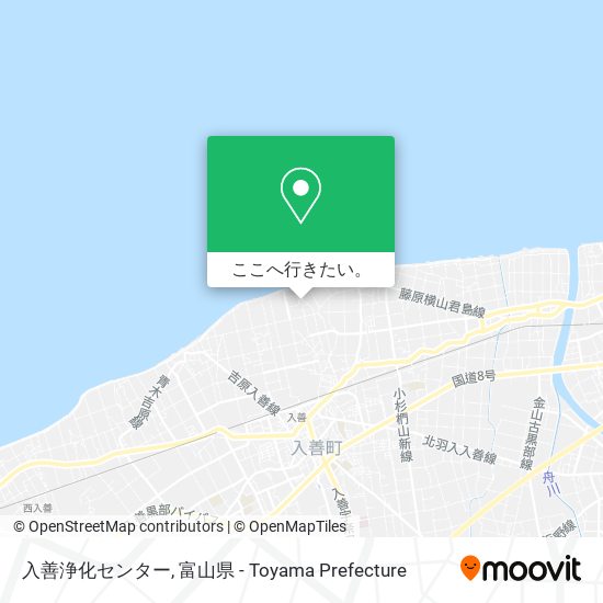 入善浄化センター地図