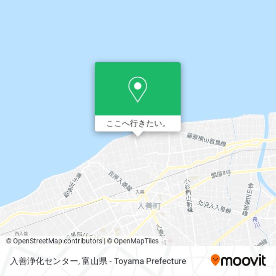 入善浄化センター地図