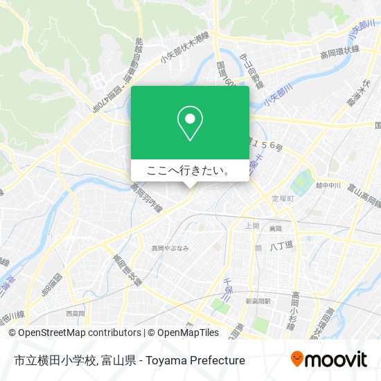 市立横田小学校地図
