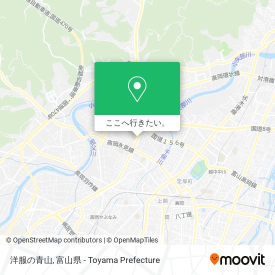 洋服の青山地図
