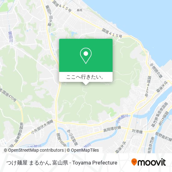 つけ麺屋 まるかん地図