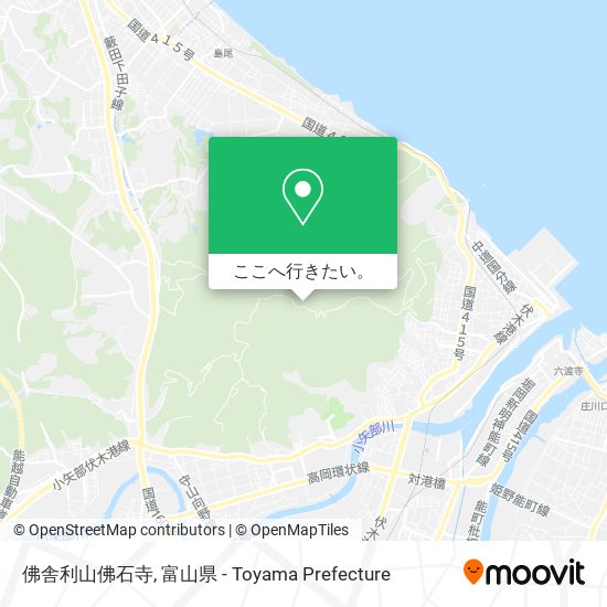 佛舎利山佛石寺地図