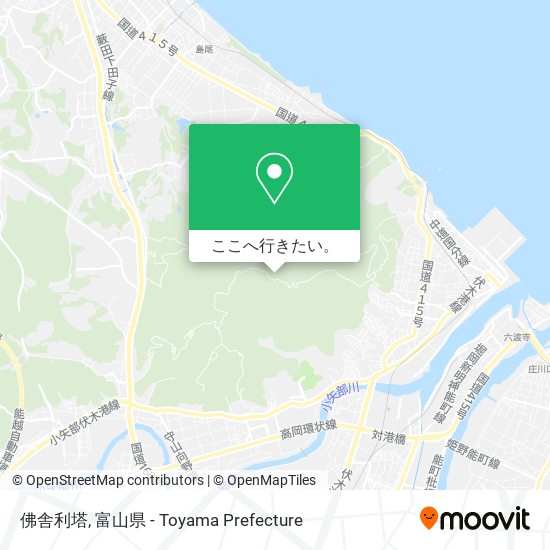 佛舎利塔地図