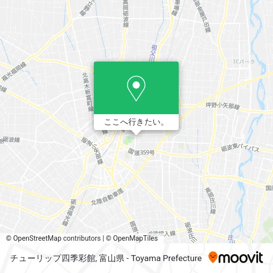 チューリップ四季彩館地図