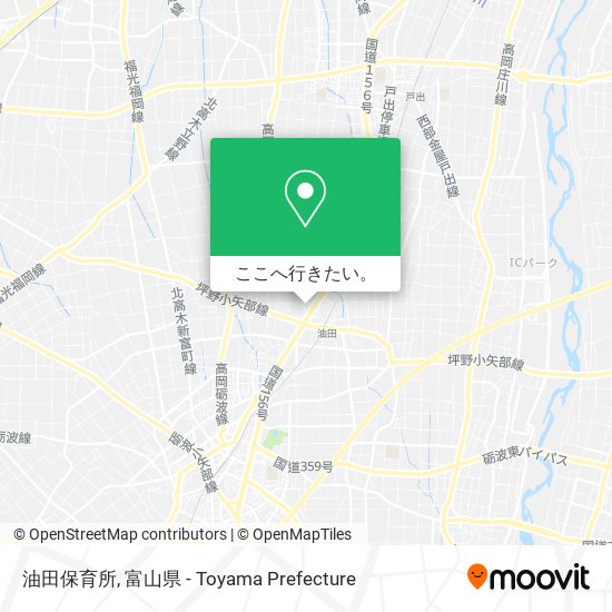 油田保育所地図