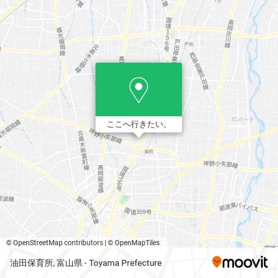 油田保育所地図