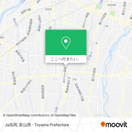 Ja高岡地図