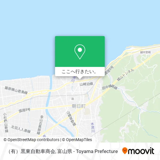 （有）黒東自動車商会地図