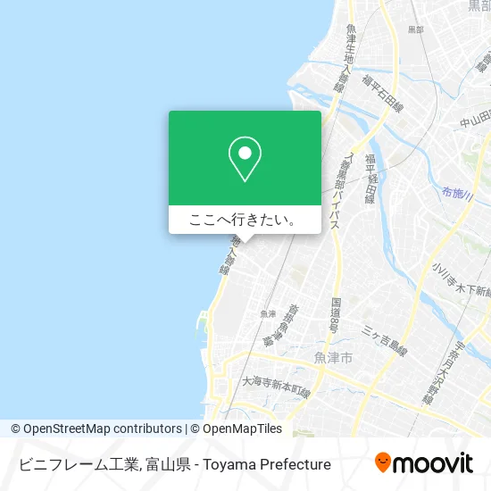 ビニフレーム工業地図