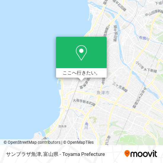 サンプラザ魚津地図
