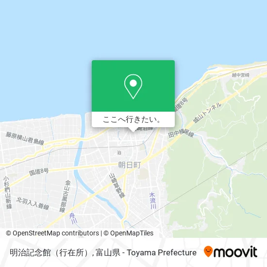 明治記念館（行在所）地図