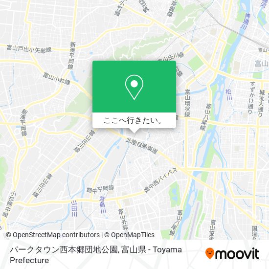 パークタウン西本郷団地公園地図