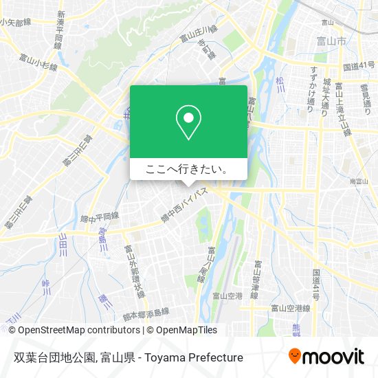 双葉台団地公園地図