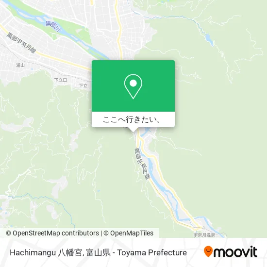 Hachimangu 八幡宮地図