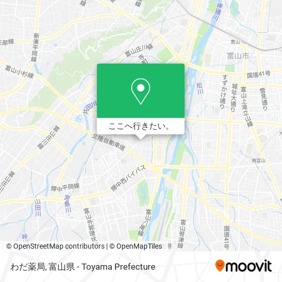 わだ薬局地図
