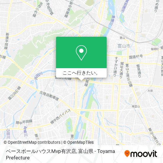 ベースボールハウスMvp有沢店地図
