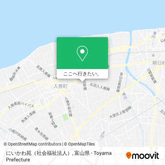 にいかわ苑（社会福祉法人）地図