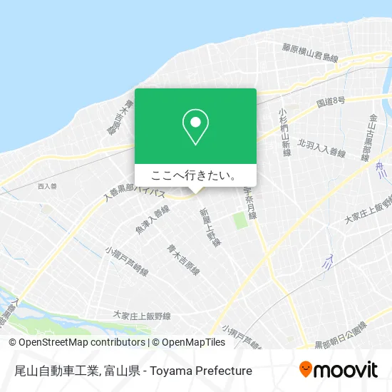 尾山自動車工業地図